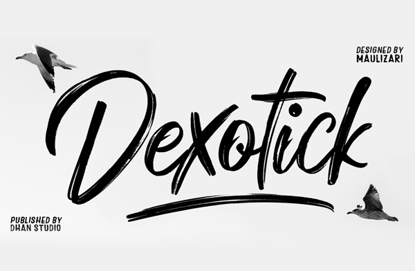 Dexotick Free Font Free Font