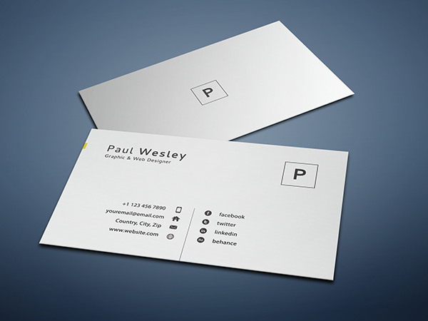 Free Resume Template & Cover Letter (PSD) + Business Card - 5