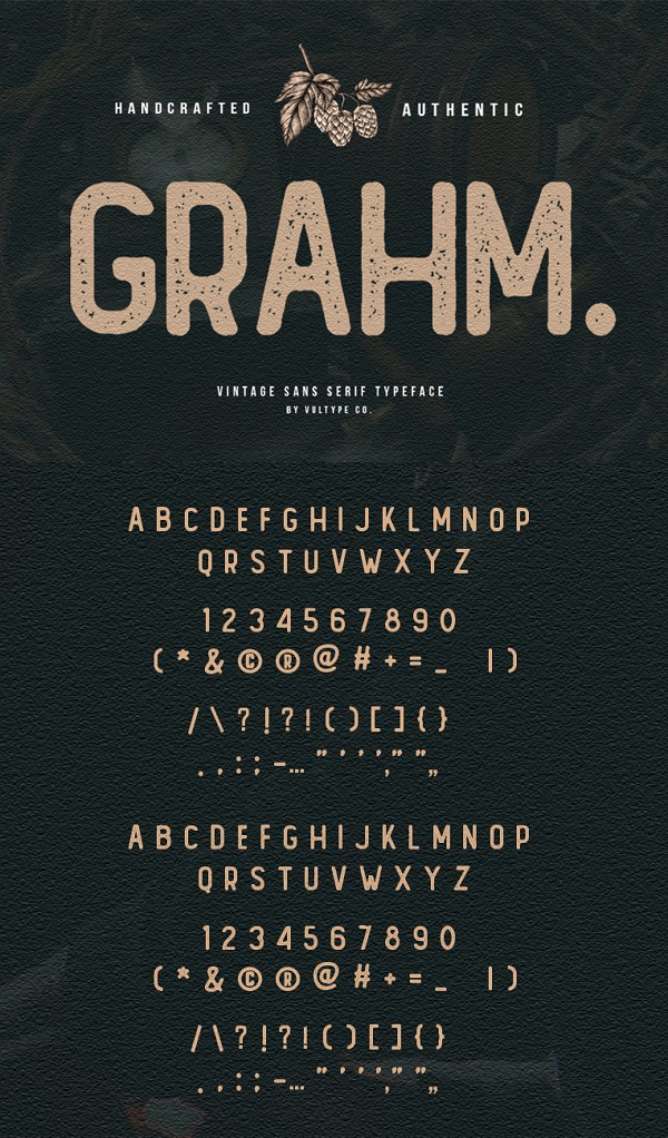 GRAHM Vintage Sans Serif