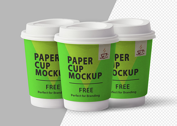 Paper Cup Mockup Template