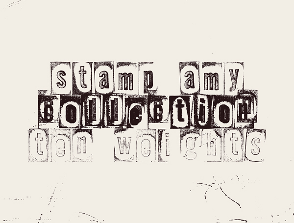Stamp AMY Free Font