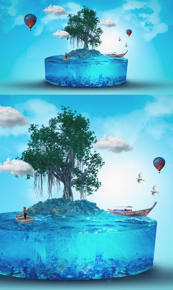 How to Create Tree 3D Effect Photoshop Manipulation And Concept Art Tutorial
