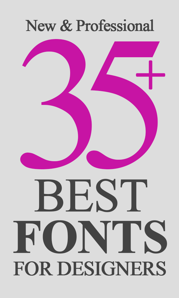 35+ Best Hand-Picked Fonts For Graphic Designers