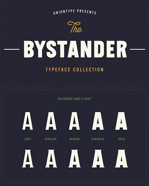 The Bystander Font