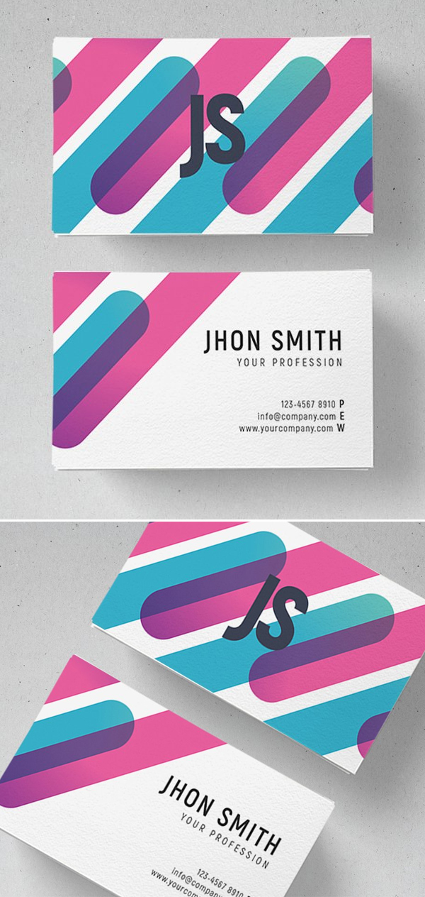 Coloring Business Card Design