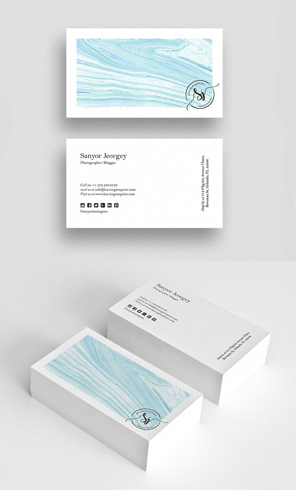 Minimal Creative Business Card Design