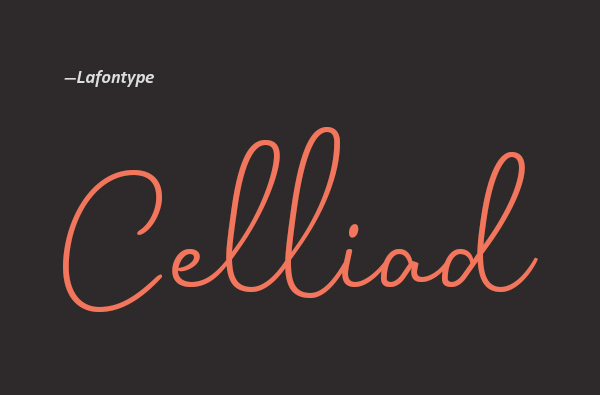 Free Celliad Script Font Free Font