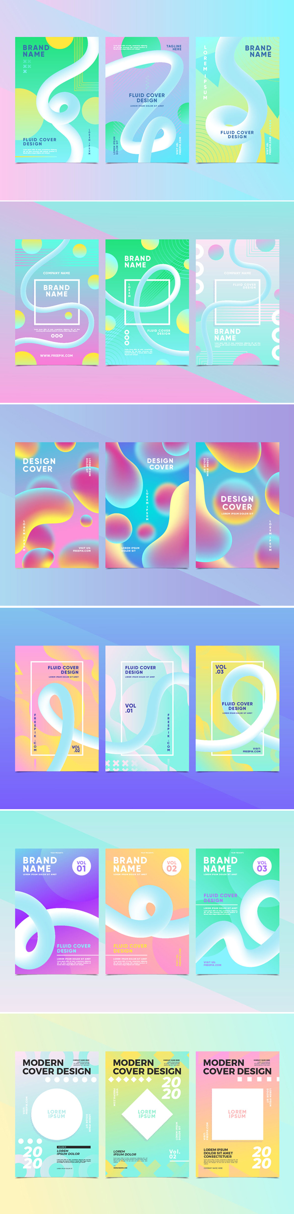 Free Abstract Cover Collection Free Font