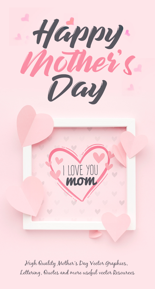 Mothers Day Vector Graphics for Designers