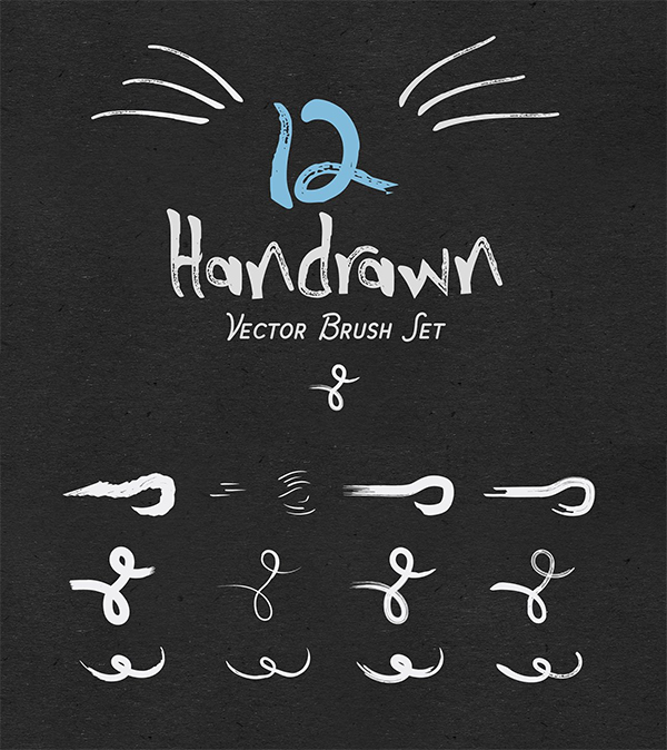 Hand Drawn Vector Brushes