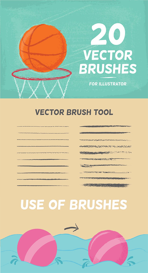 Awesome Vector Brushes Set