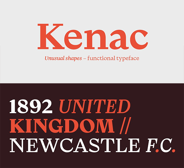 Kenac Font