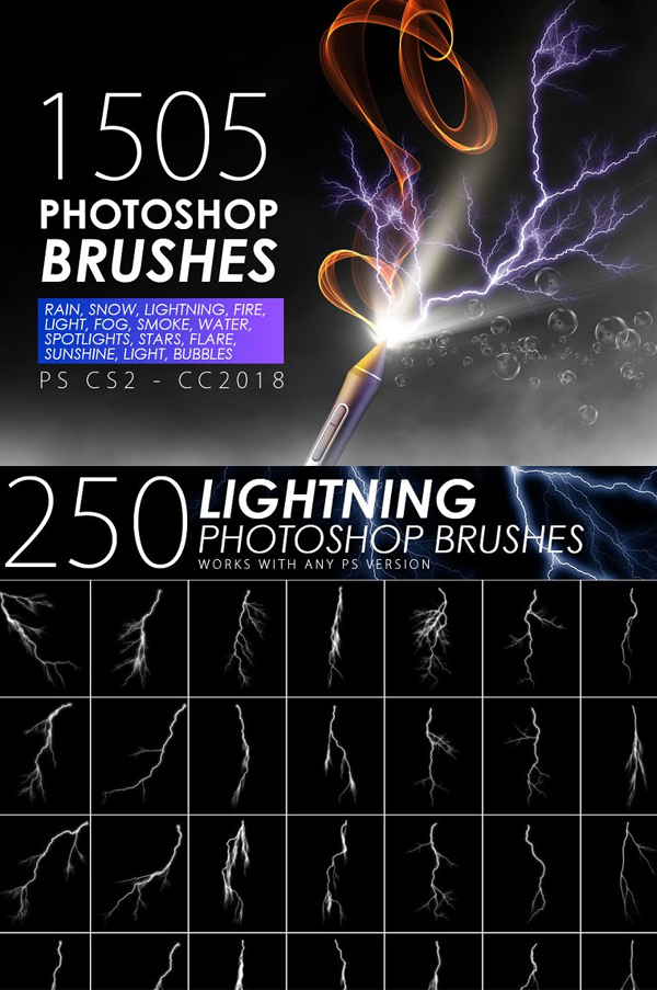 Visual Effect Photoshop Brushes