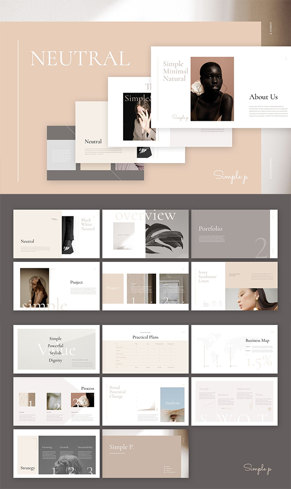 Neutral PowerPoint Template