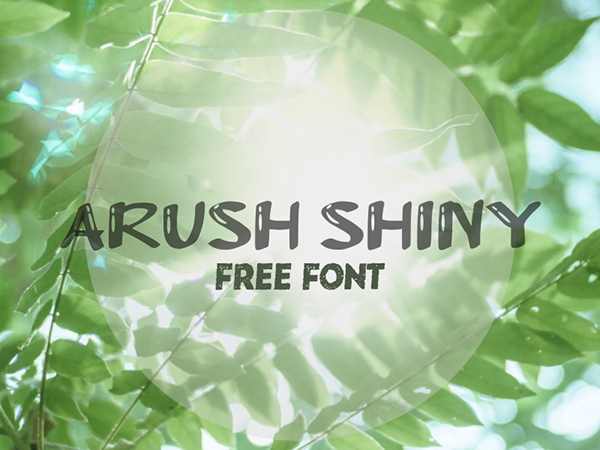 Arush Shiny Free Font
