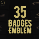 Post thumbnail of 35 Creative Badges & Emblems Designs For Inspiration