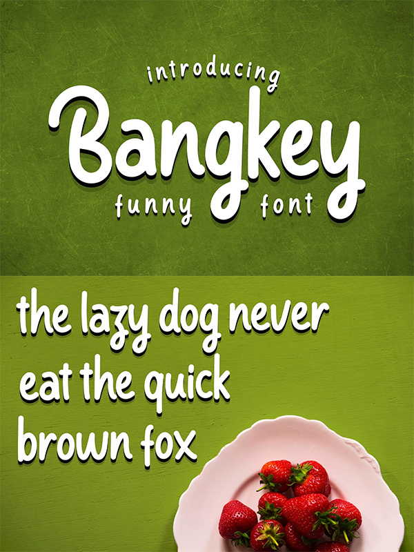 Bangkey Funny Free Font
