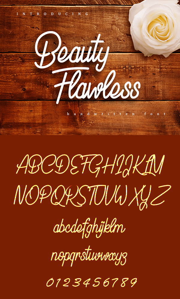 Beauty Flawless Script Free Font