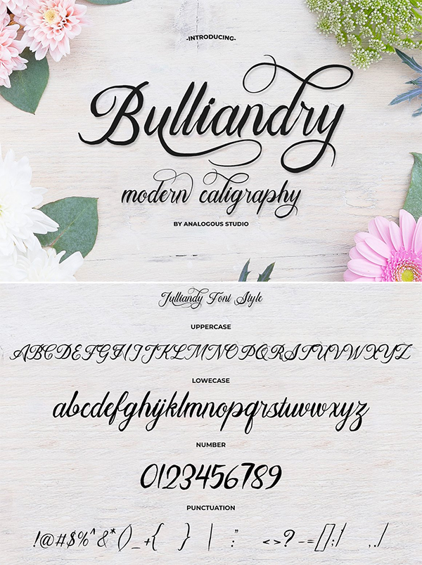 Bulliandry | Modern Calligraphy