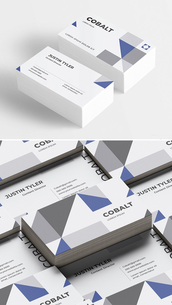 Cobalt - Business Card Template