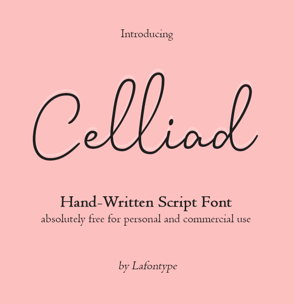 Celliad Script Free Font Free Font