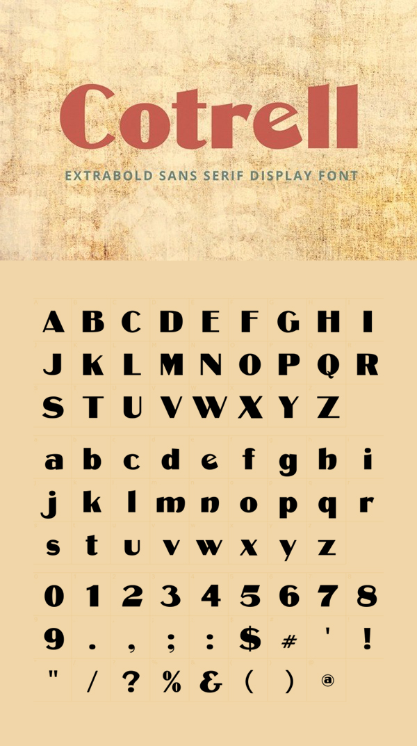 Cotrell CF ExtraBold Free Font
