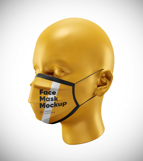 Awesome Face Mask Mockup