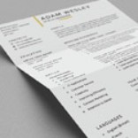 Post thumbnail of Free Simple Resume Template with Cover Letter + Business Card (PSD)