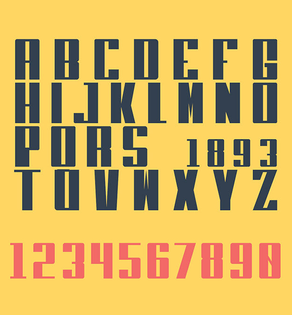 Heft Black Sans Serif Free Font Letters
