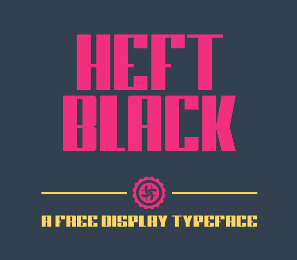 Heft Black Sans Serif Free Font