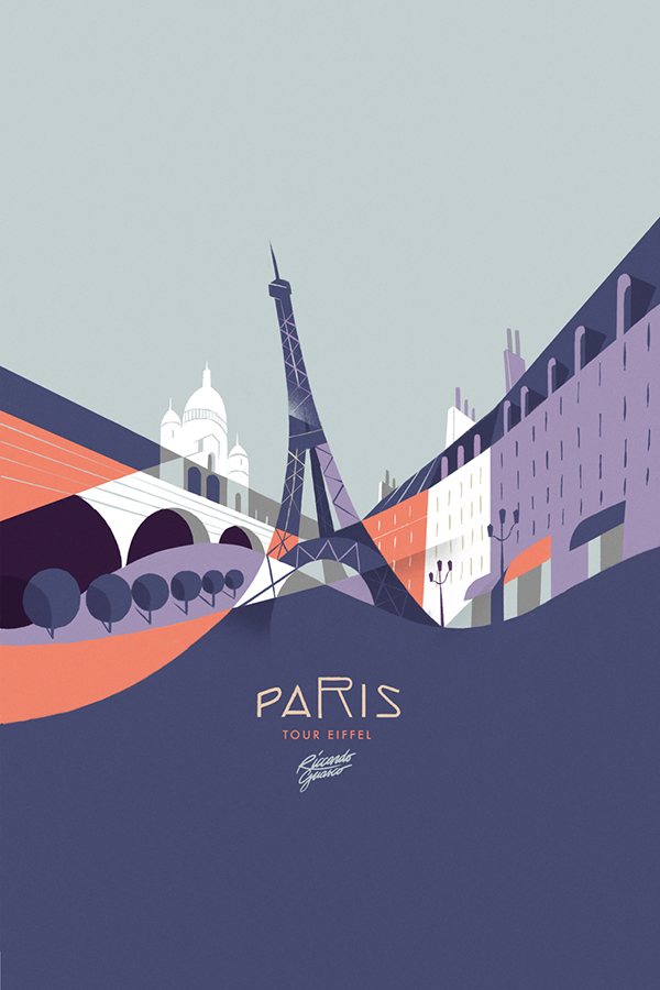 Creative Illustrated Posters by Riccardo Guasco