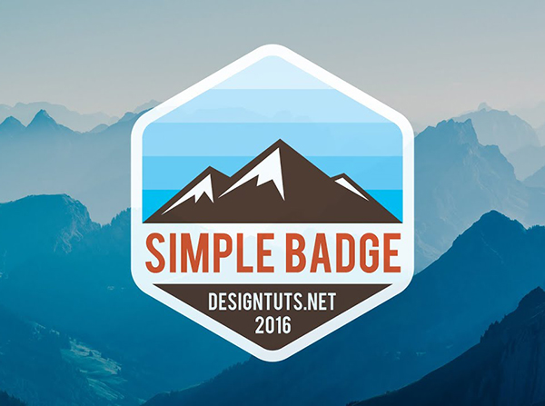 How to Design Simple Badge / Emblem Style Logo in Adobe Illustrator Tutorial
