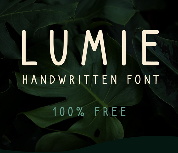 Lumie Handwritten Free Font
