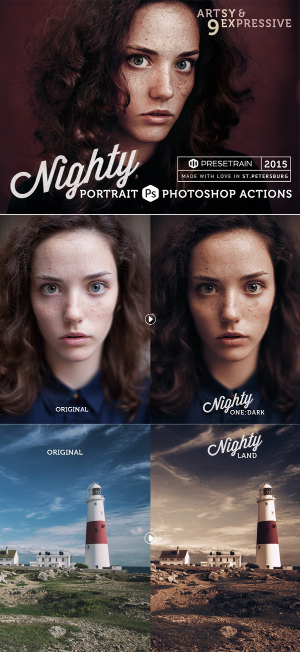 Nighty Photoshop Action Collection