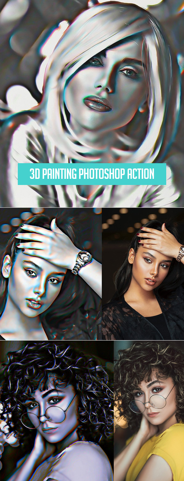 3D Painting Photoshop Action