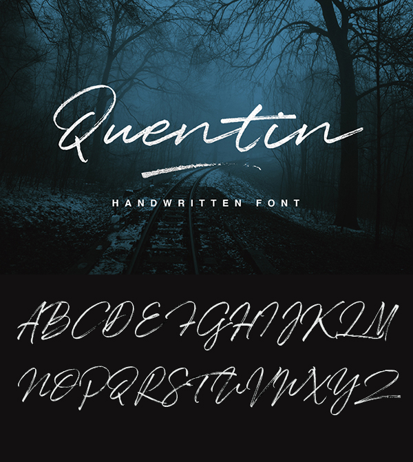 Quentin Handwritten Script Free Font Free Font