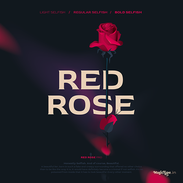Red Rose Free Font