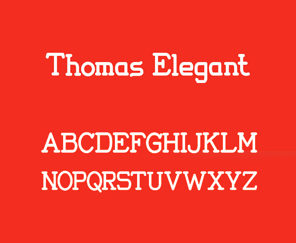 Thomas Elegant Free Font