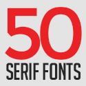 Post thumbnail of 50 Modern Serif Fonts For Graphic Designers