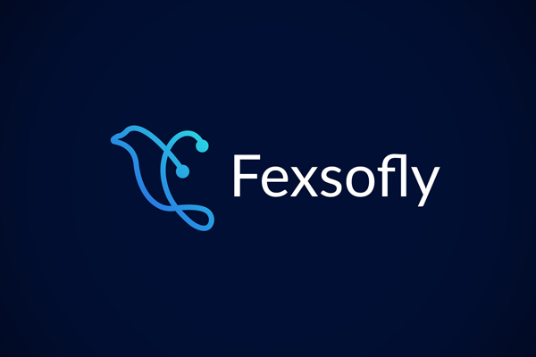 Fexsofly Tecnology Brand Line Art Logo by Amir Sayem