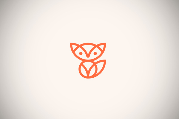 Fox Line Art Logo by Skirmantas Raila