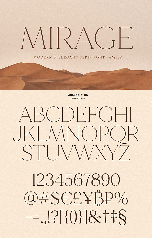 Mirage Elegant Font