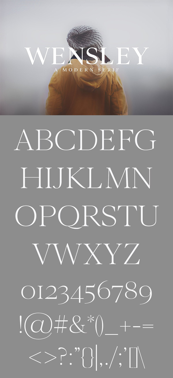 Wensley Modern Serif Font