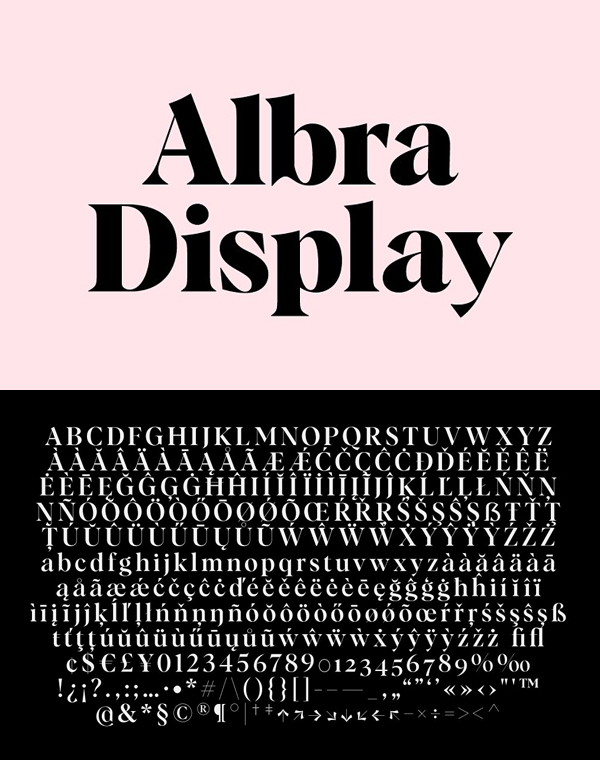 Albra Display Font