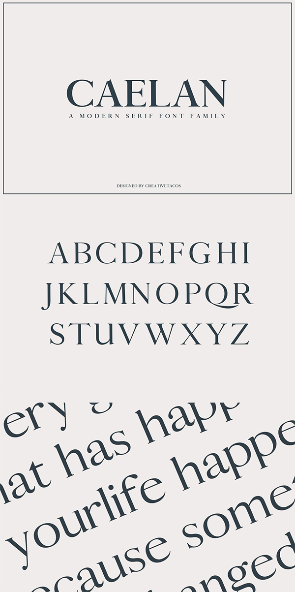 Calean Serif Font