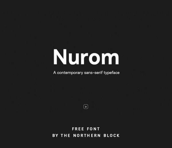 Nurom Free Font