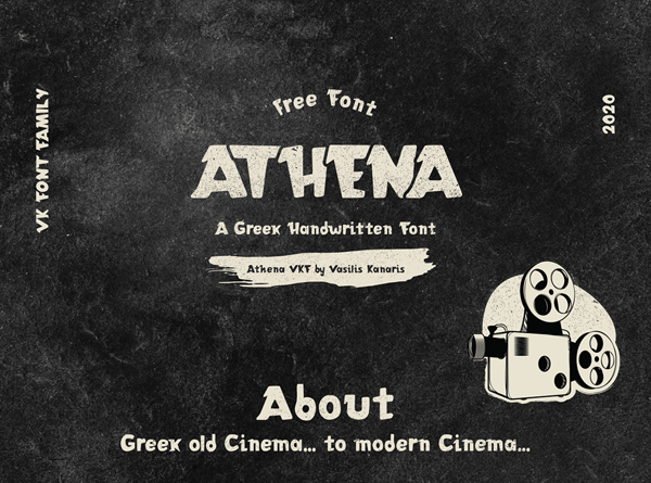 ATHENA VKF Free Font