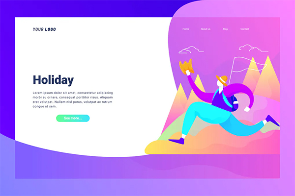 Holiday - Landing Page