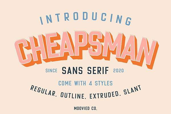 Cheapsman Sans Free Font
