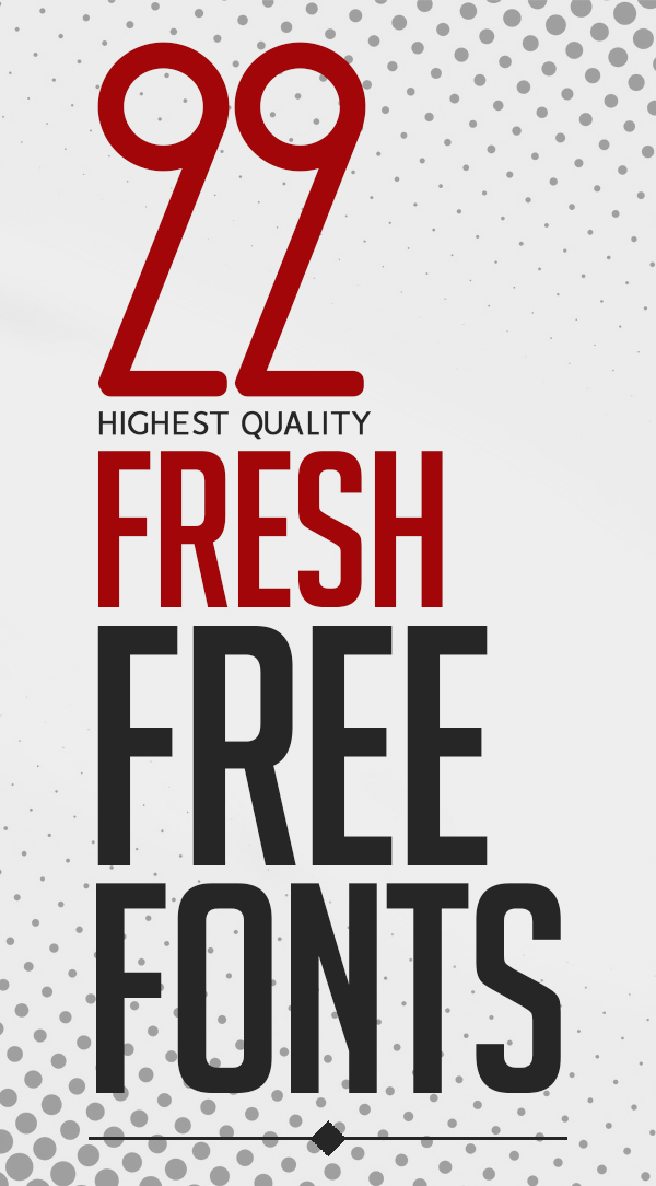 22 Fresh Free Fonts For Designers